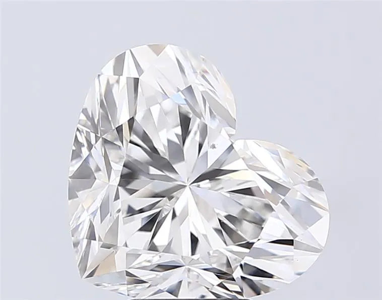 5.51ct Heart Lab Grown Diamond (Colour E, Clarity VVS2, IGI Certified)