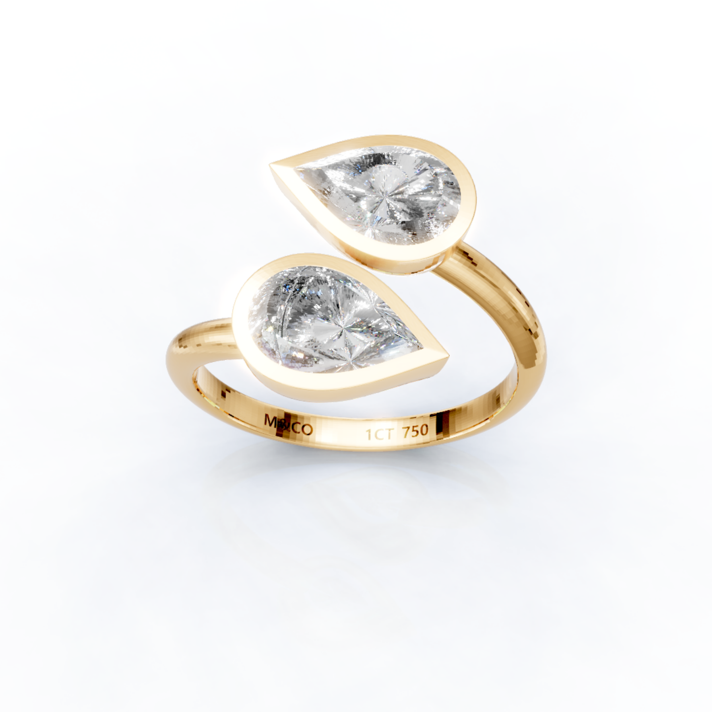Anting Tusuk Mirror Heart Dancing (Salinan)