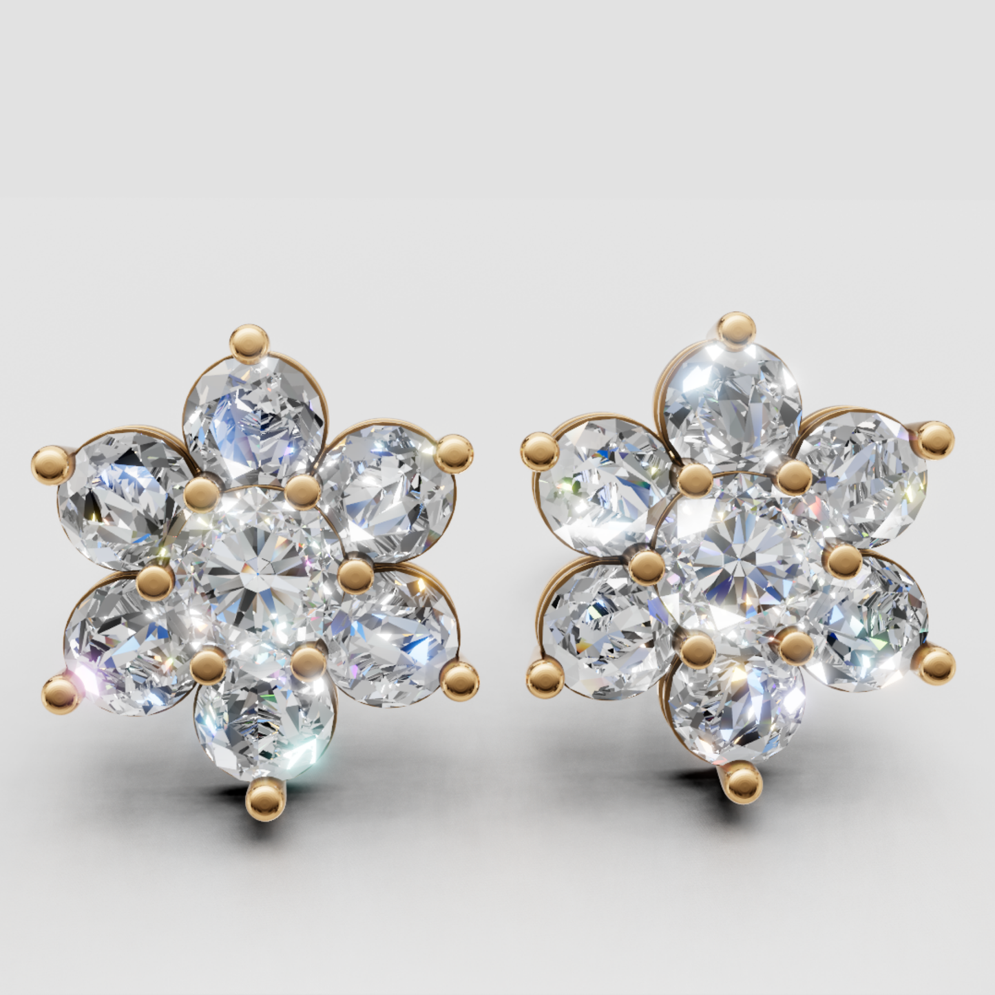 Bloom Solitaire Earrings 0.5 CT