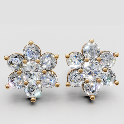 Bloom Solitaire Earrings 0.5 CT