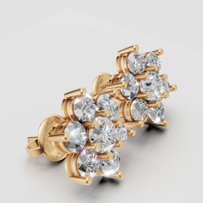 Bloom Solitaire Earrings 0.5 CT