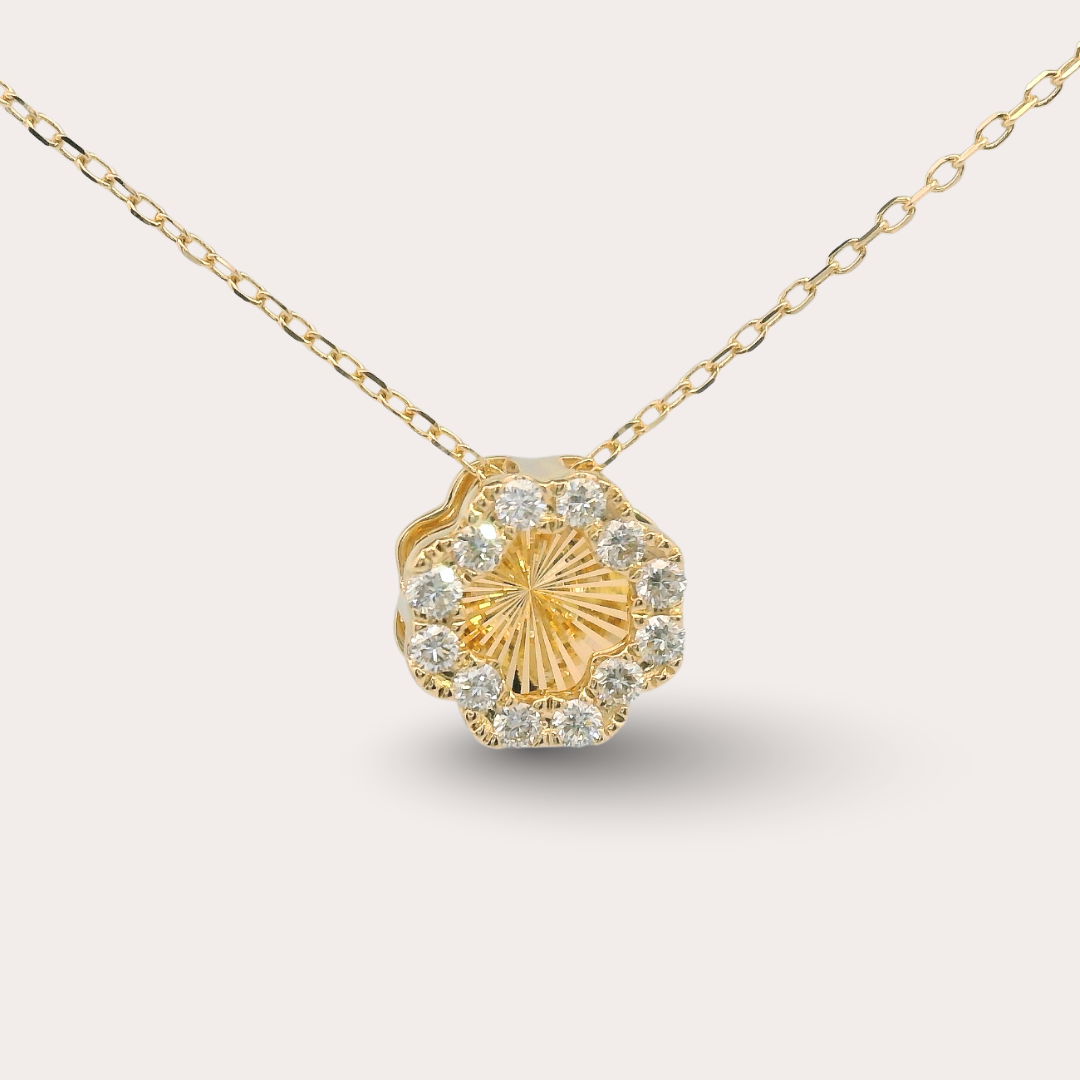 Sunbeam Bloom Dancing Necklace