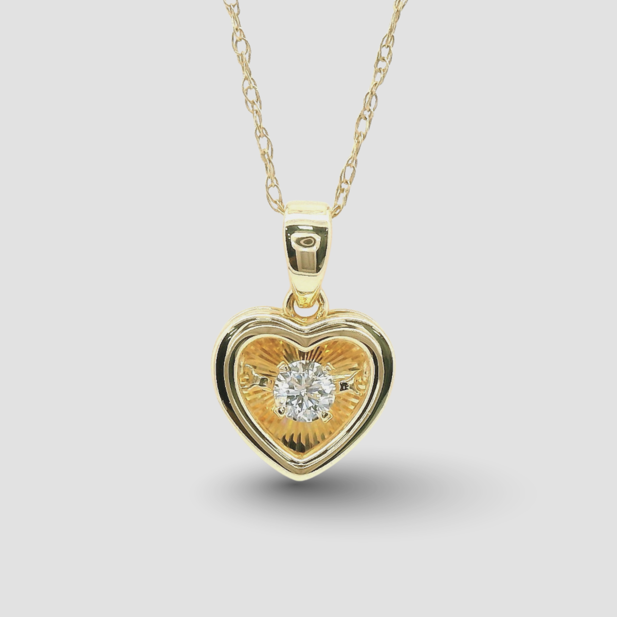 Kalung Dansa Golden Heartbeat