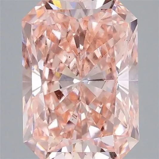 2.52ct Radiant Lab Grown Diamond (Colour Fancy Vivid Pink, Clarity VS2, IGI Certified)
