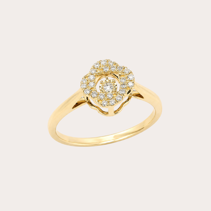 Aurora Cushion Dancing Ring