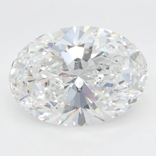 4.00ct Oval Lab Grown Diamond (Colour D, Clarity VVS2, GIA Certified)