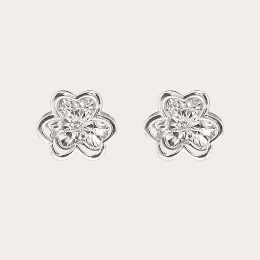 Anting Tusuk Petal Clover Dancing