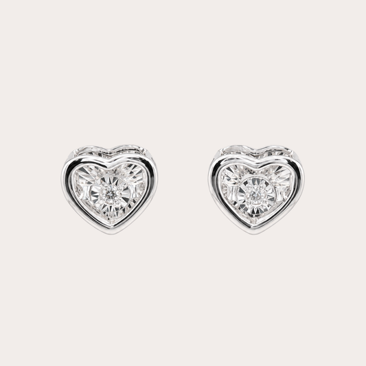 Anting Tusuk Hati Cermin Menari