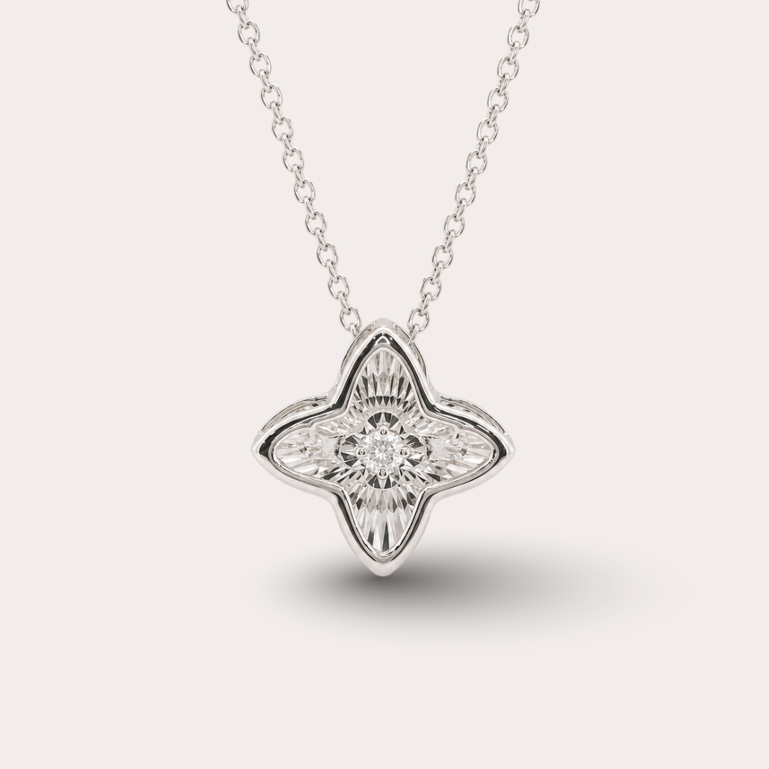 Starlit Cross Dancing Necklace