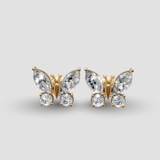 Flutter Diamond Studs Earrings