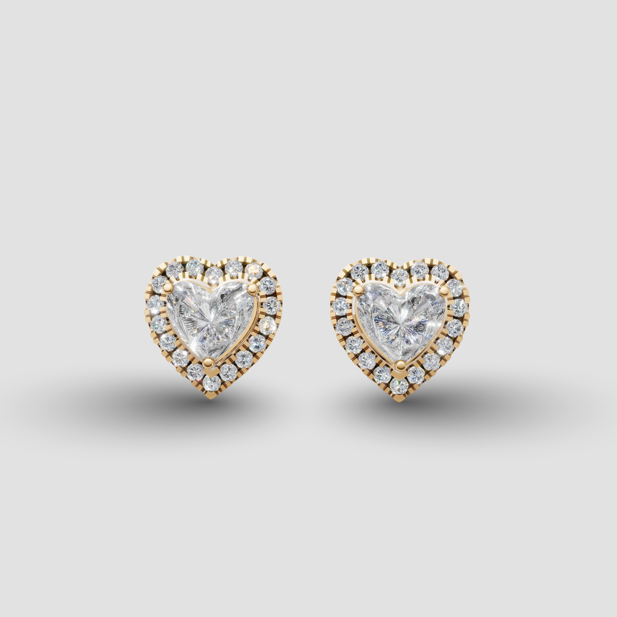 Anting Tusuk Hati Cermin Menari