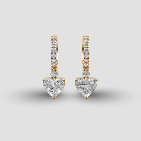Amore Diamond Drops Earrings
