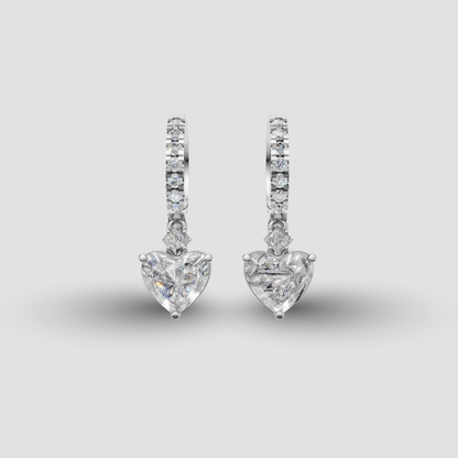 Anting Tusuk Mirror Heart Dancing (Salinan)