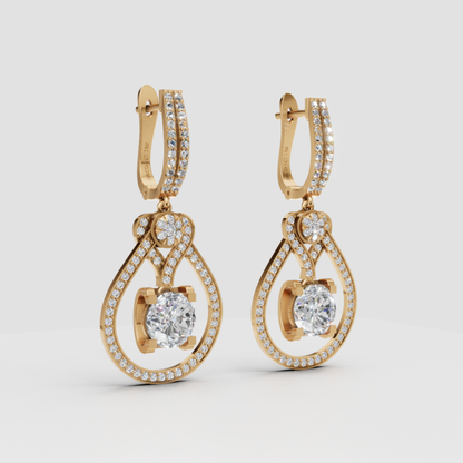 Anting Tusuk Mirror Heart Dancing (Salinan)
