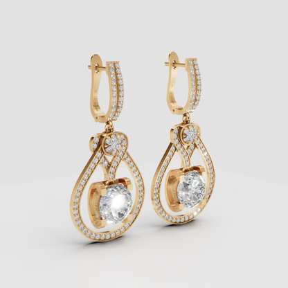 Anting Tusuk Mirror Heart Dancing (Salinan)