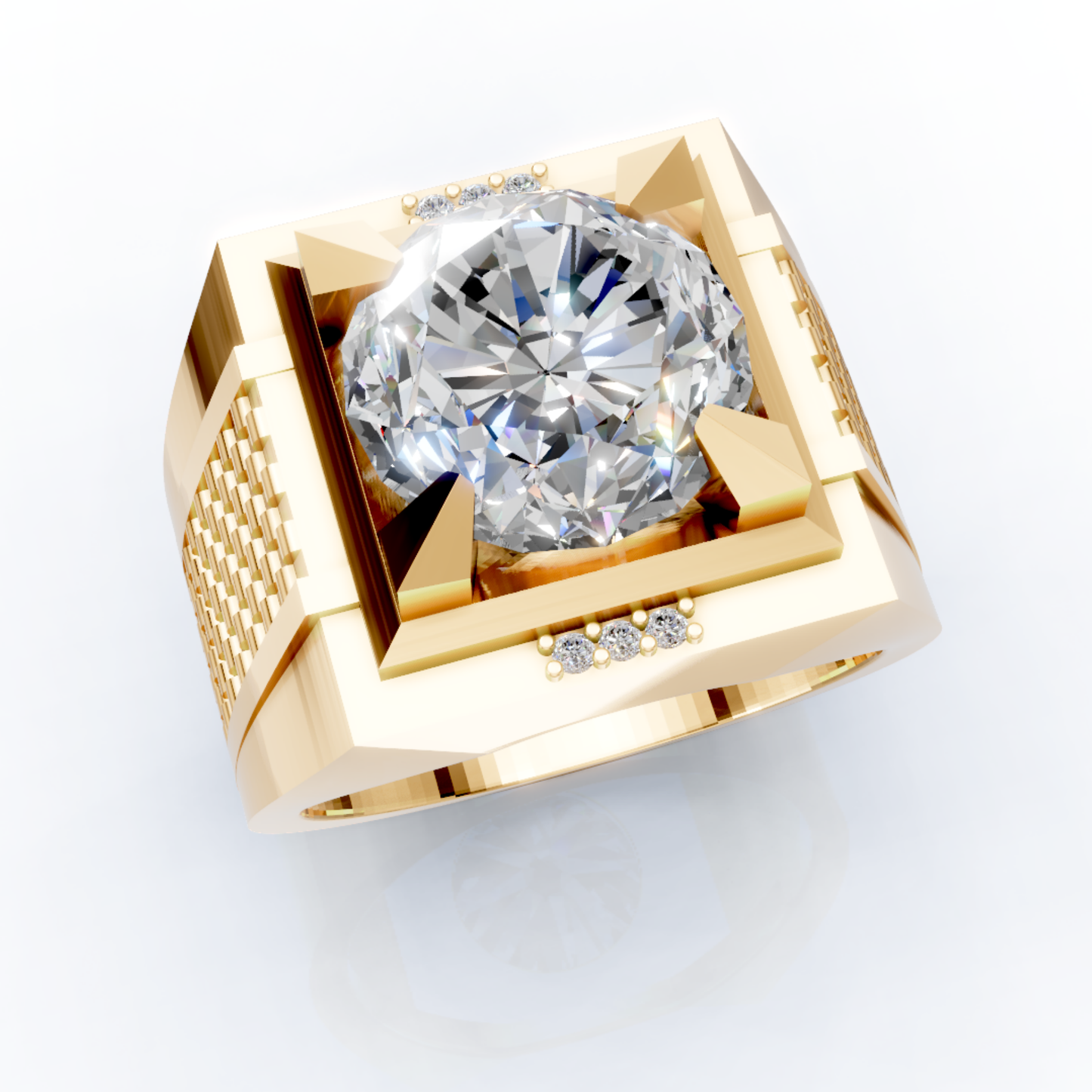 Anting Tusuk Mirror Heart Dancing (Salinan)