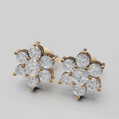 Anting Tusuk Mirror Heart Dancing (Salinan)