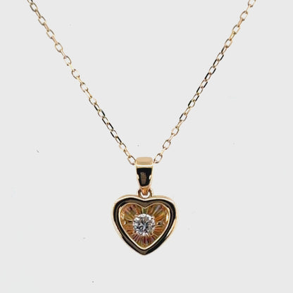 Kalung Dansa Golden Heartbeat