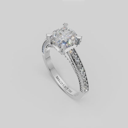 The Celestia Solitaire Ring