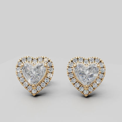 Anting Tusuk Hati Cermin Menari
