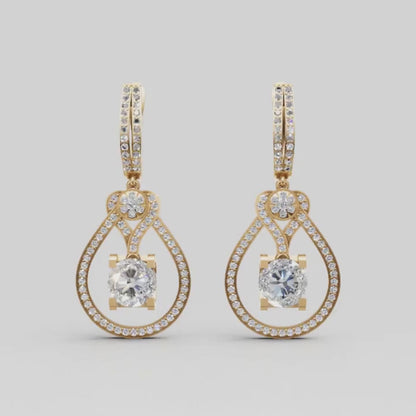 Anting Tusuk Mirror Heart Dancing (Salinan)