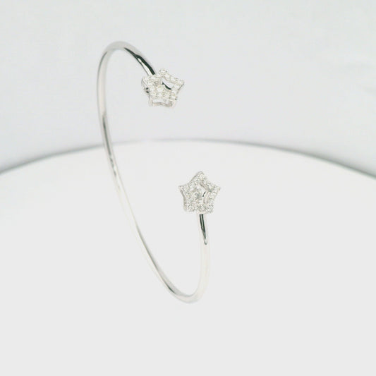 "Estelle" Dancing Star Bangle