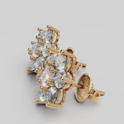 Bloom Solitaire Earrings 0.5 CT