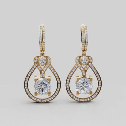 Anting Tusuk Mirror Heart Dancing (Salinan)