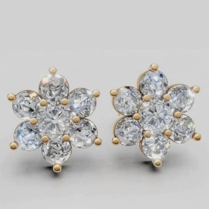 Bloom Solitaire Earrings 0.5 CT
