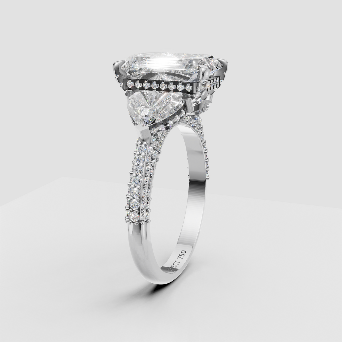 The Radiant Trinity Ring