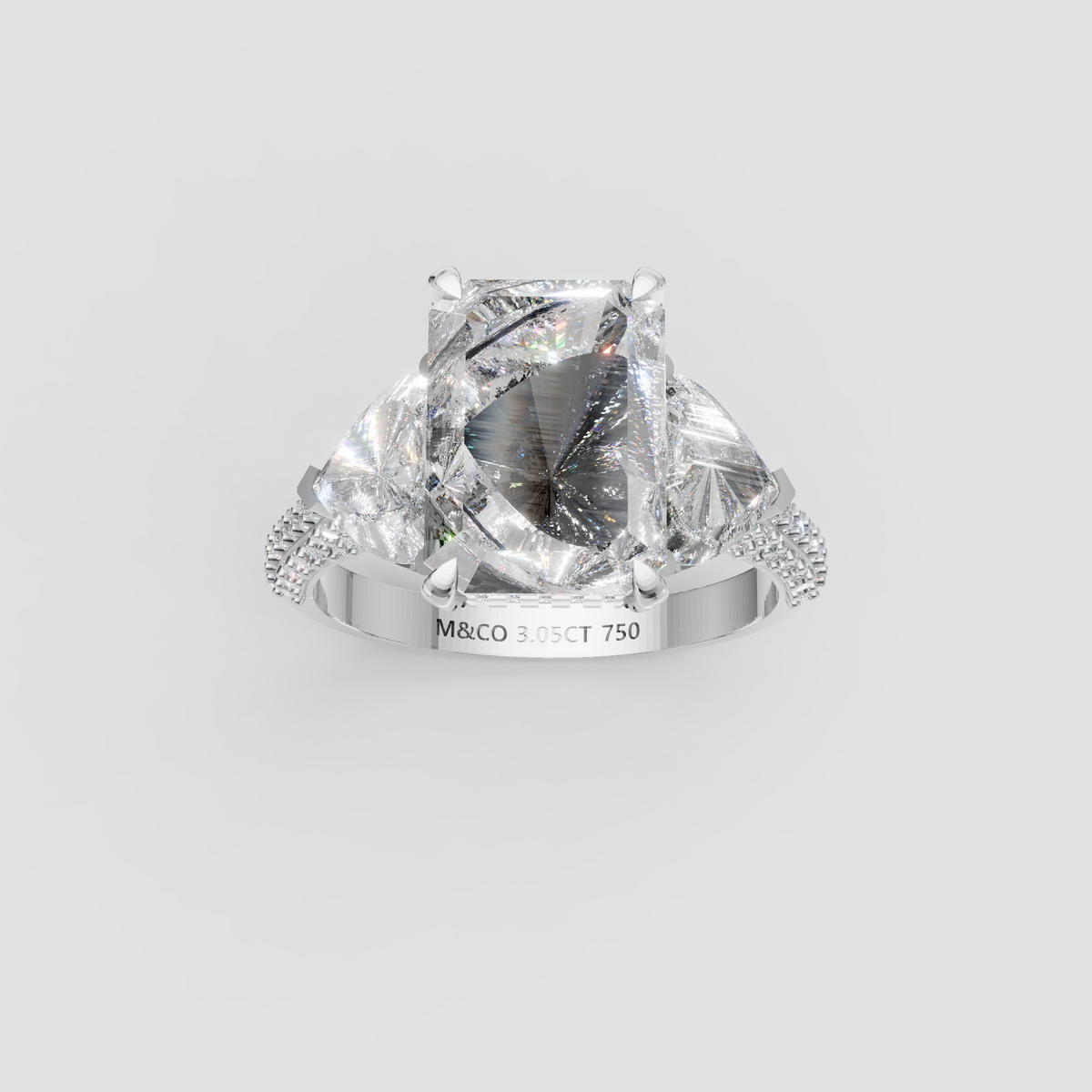 The Radiant Trinity Ring