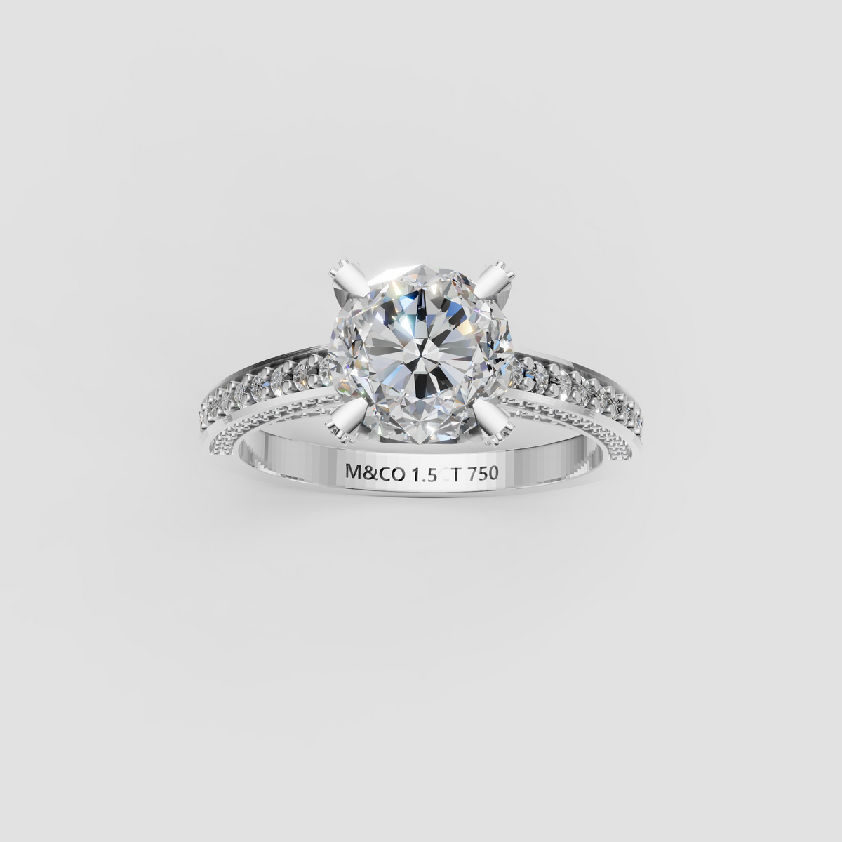 The Celestia Solitaire Ring