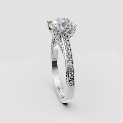 The Celestia Solitaire Ring