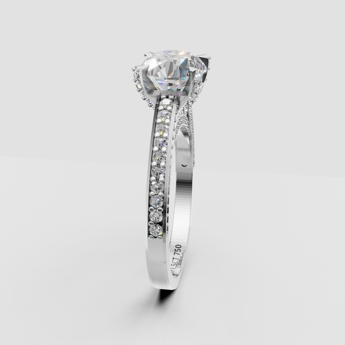 The Celestia Solitaire Ring