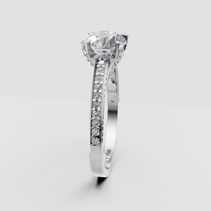 The Celestia Solitaire Ring