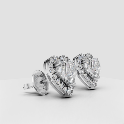 Anting Tusuk Hati Cermin Menari
