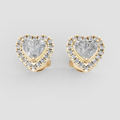 Anting Tusuk Hati Cermin Menari