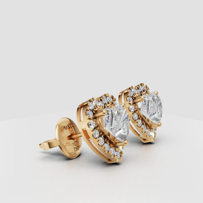 Anting Tusuk Hati Cermin Menari