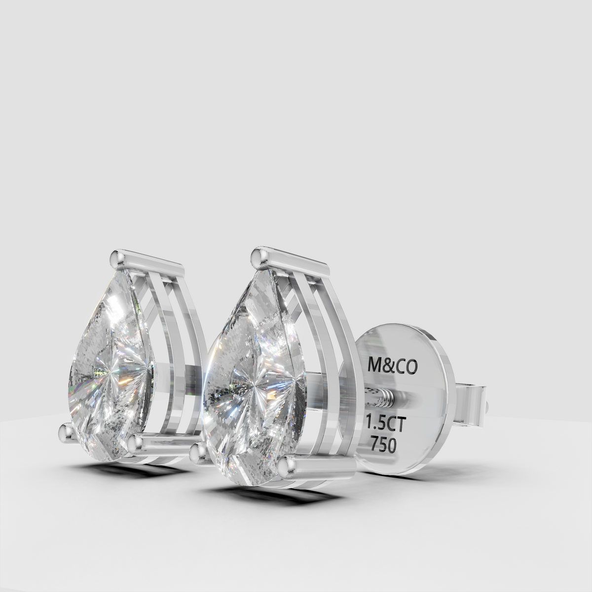 Anting Tusuk Hati Cermin Menari