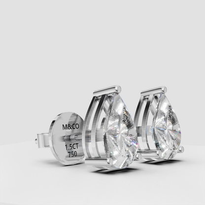 Anting Tusuk Hati Cermin Menari