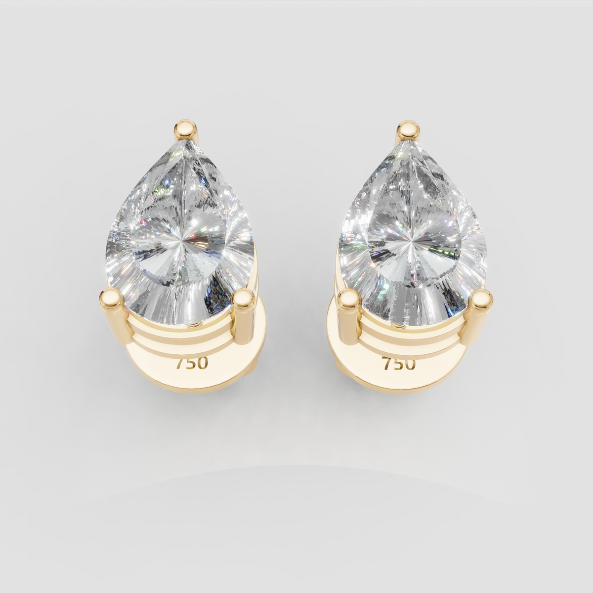 Anting Tusuk Hati Cermin Menari