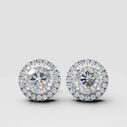 Round Studs with Detachable Halo
