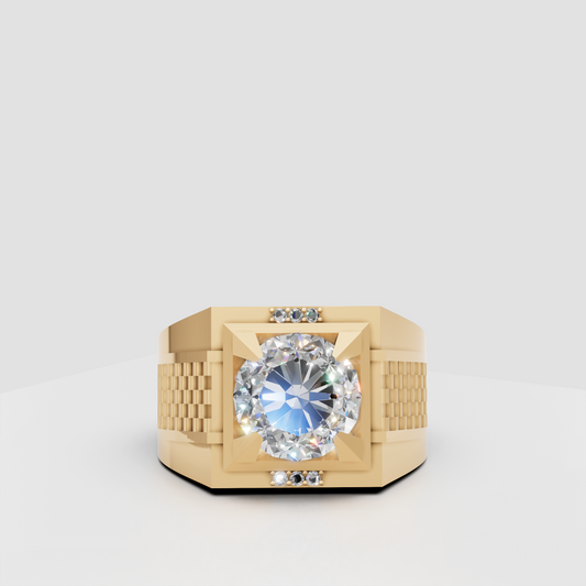 The Monarch Solitaire Ring