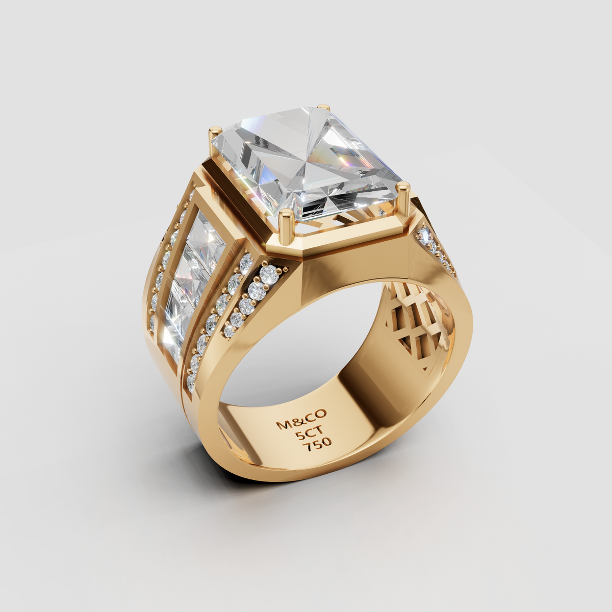 Anting Tusuk Mirror Heart Dancing (Salinan)