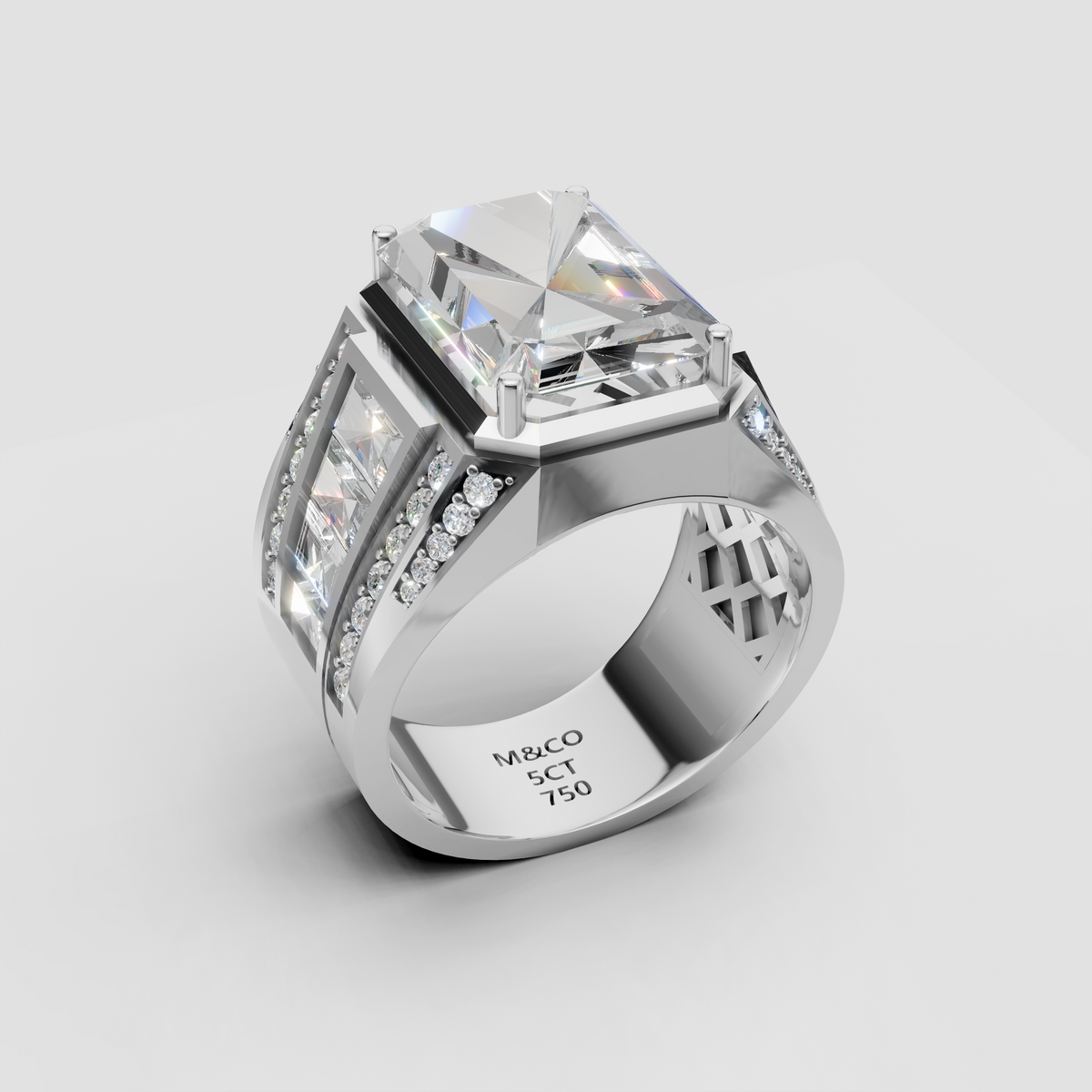 Anting Tusuk Mirror Heart Dancing (Salinan)