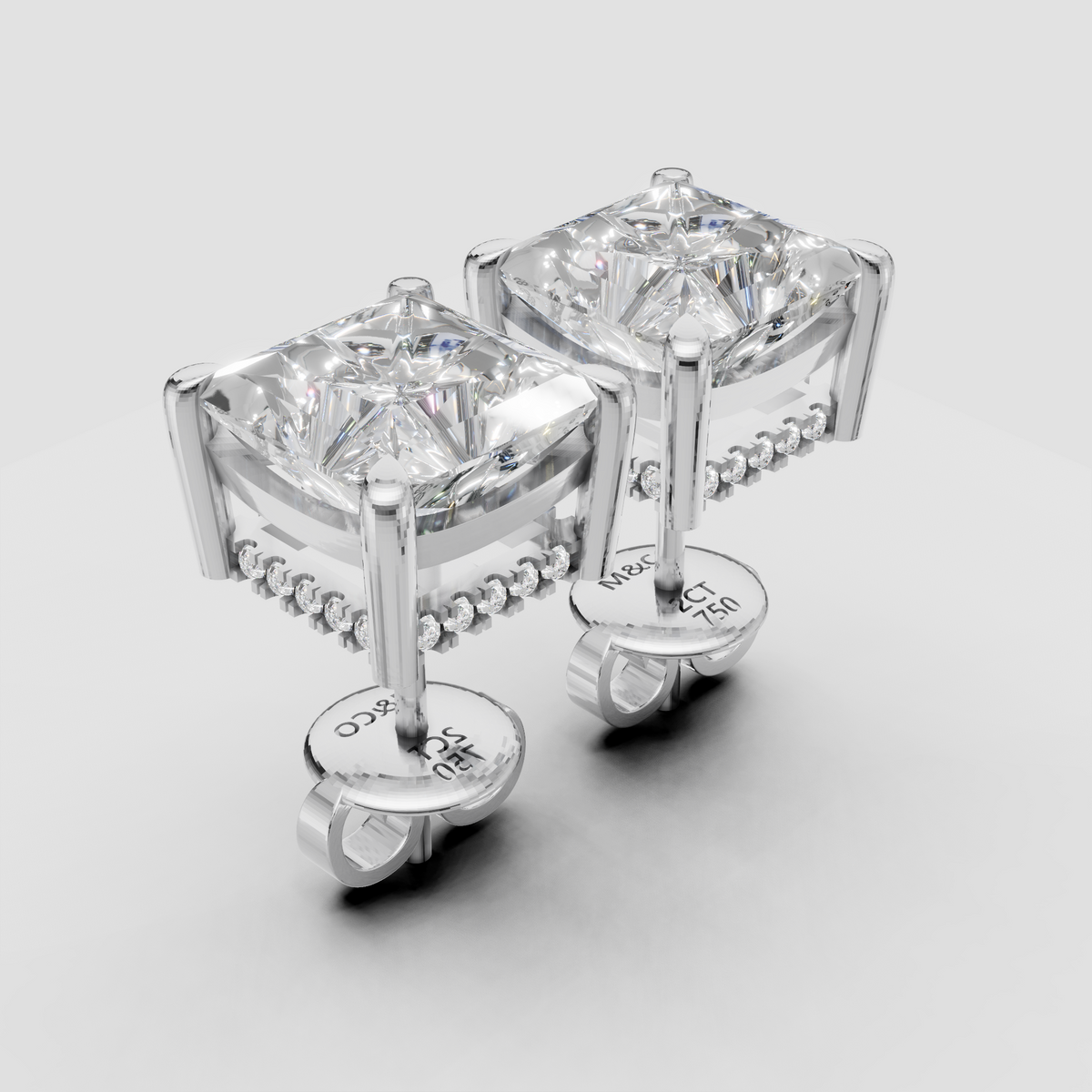Serenity Radiant Studs Earrings