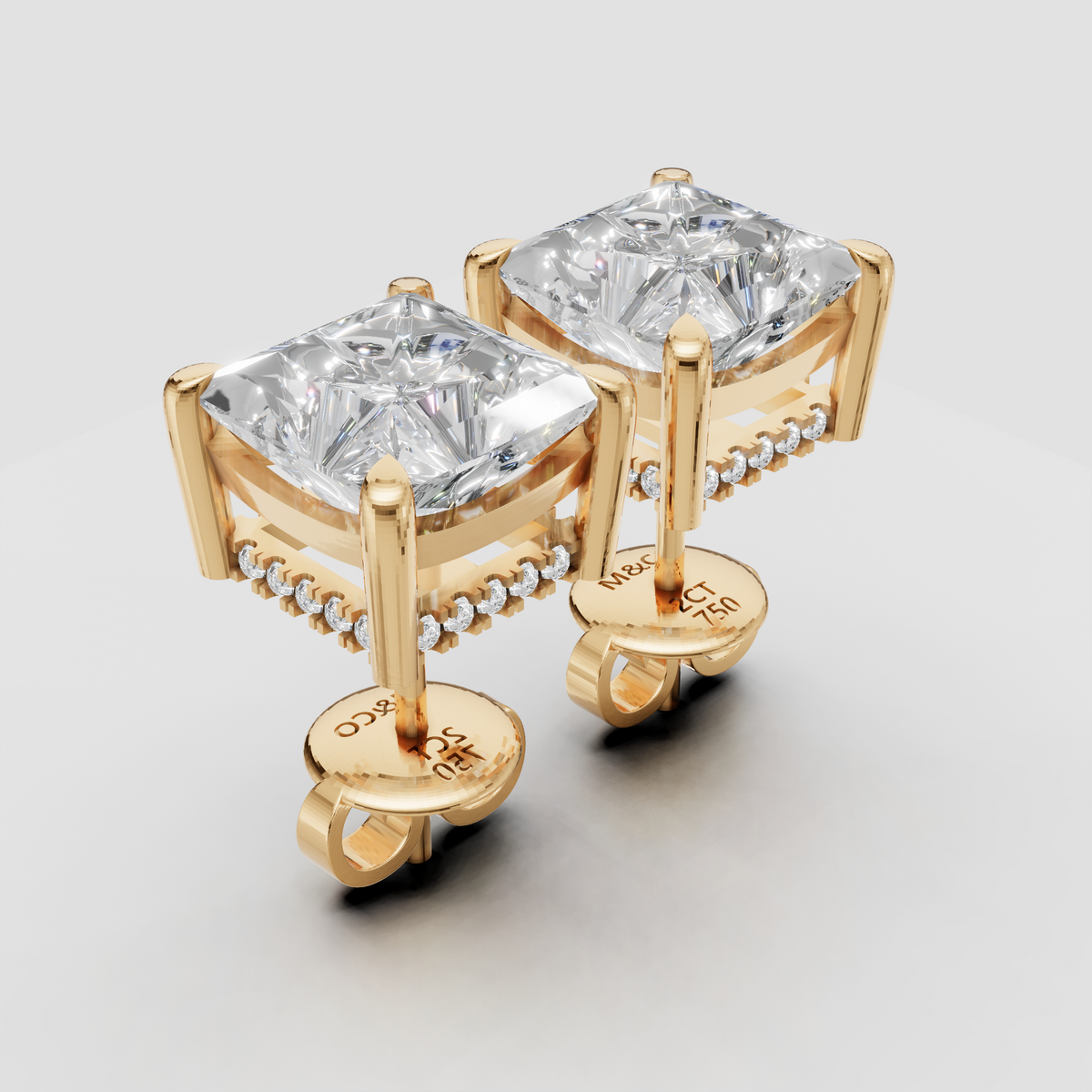 Serenity Radiant Studs Earrings