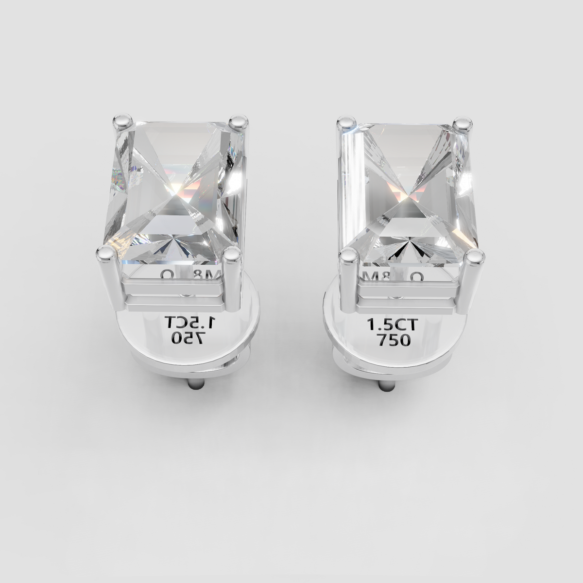 Anting Tusuk Hati Cermin Menari