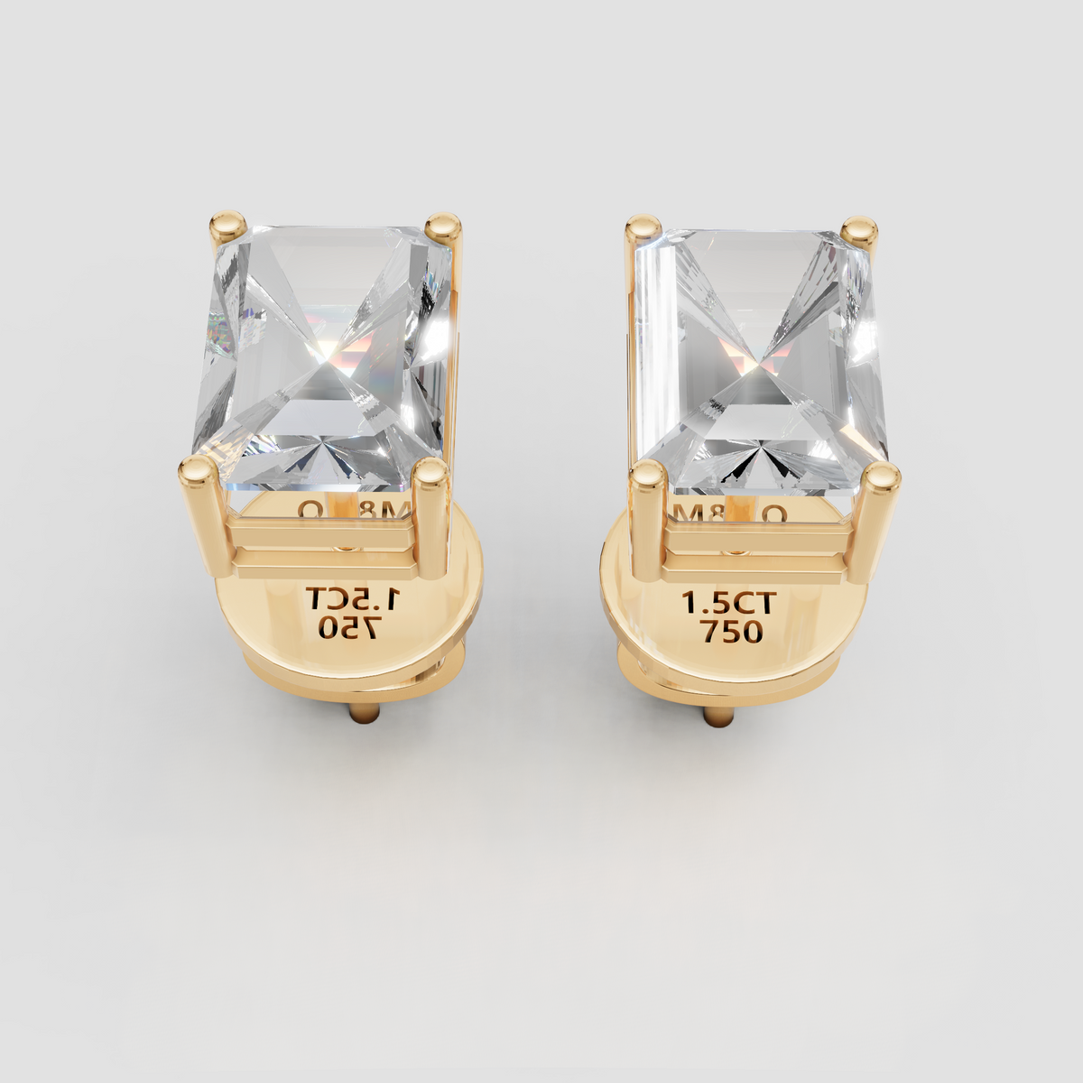 Anting Tusuk Hati Cermin Menari