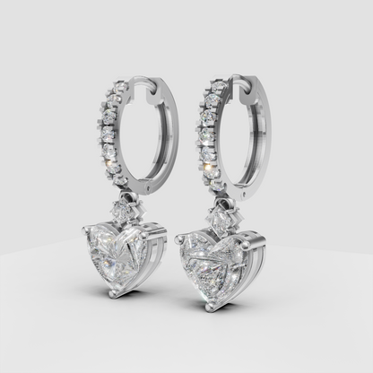 Anting Tusuk Mirror Heart Dancing (Salinan)